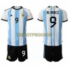 Original Trikotsatz Argentinien Julian Alvarez 9 Heimtrikot WM 2022 Für Kinder